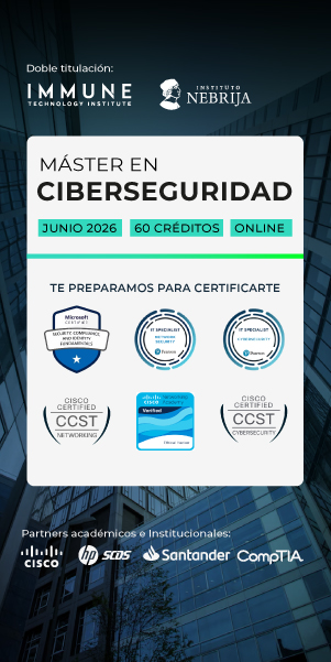 Máster en Ciberseguridad IMMUNE